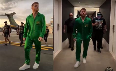 Cuánto cuesta la lujosa pijama del Canelo Álvarez con la